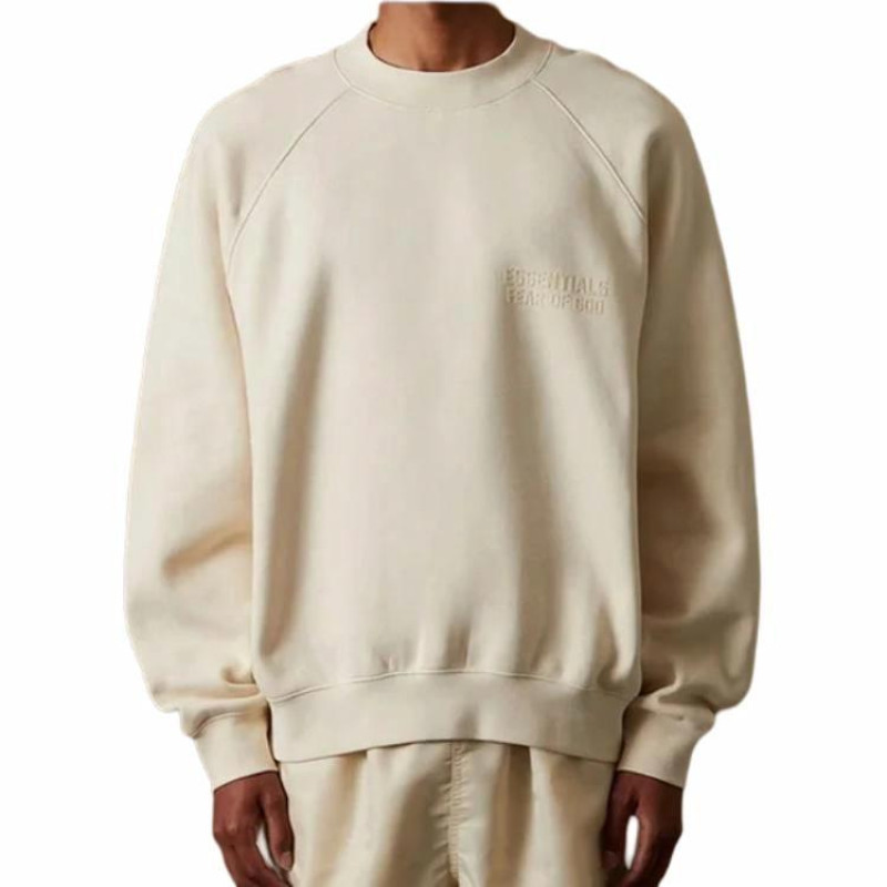 Fear of God Essentials FW22 Crewneck Egg Shell Logo
