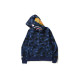 A BATHING APE Color Camo Shark Full Zip Hoodie