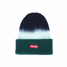 Supreme SS19 Overdyed Beanie Navy Box Logo