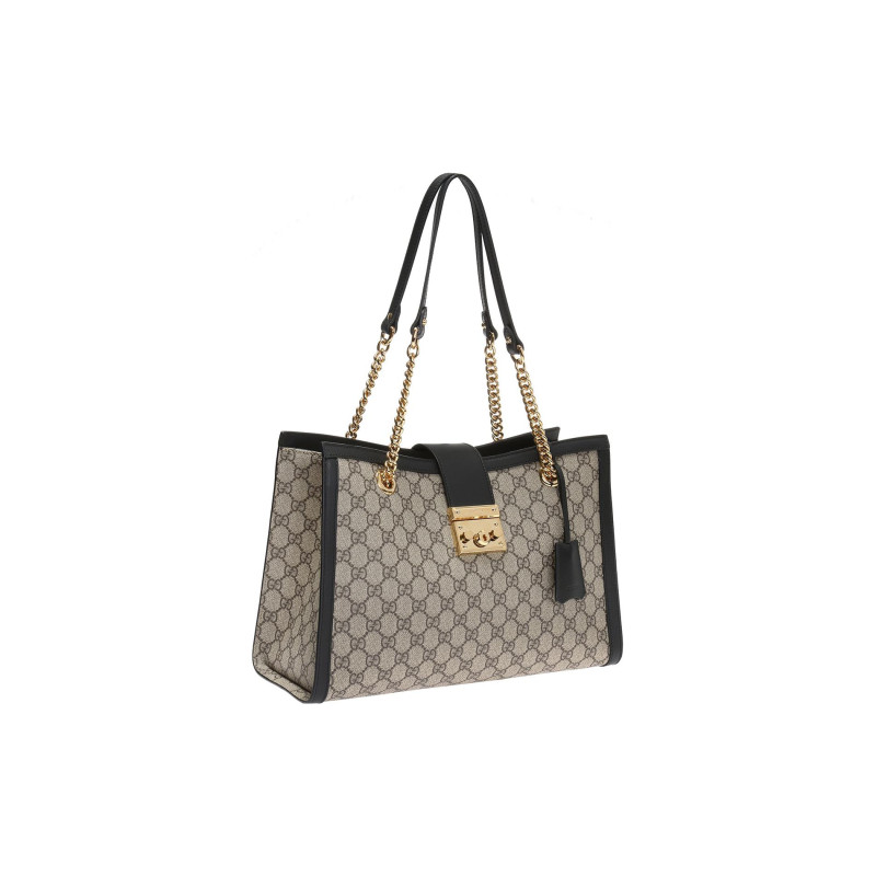 GUCCI Padlock Logo Tote