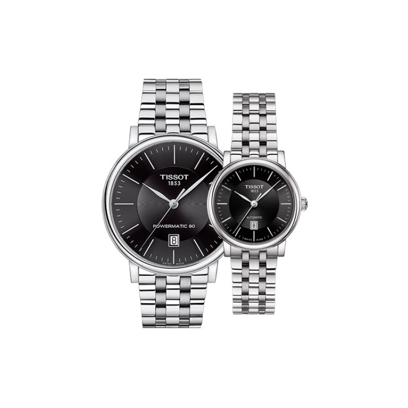 TISSOT 40mm T1224071105100+T1222071105100