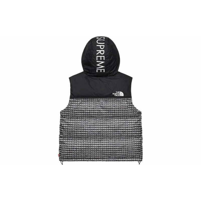 Supreme x The North Face Studded Nuptse Vest Logo