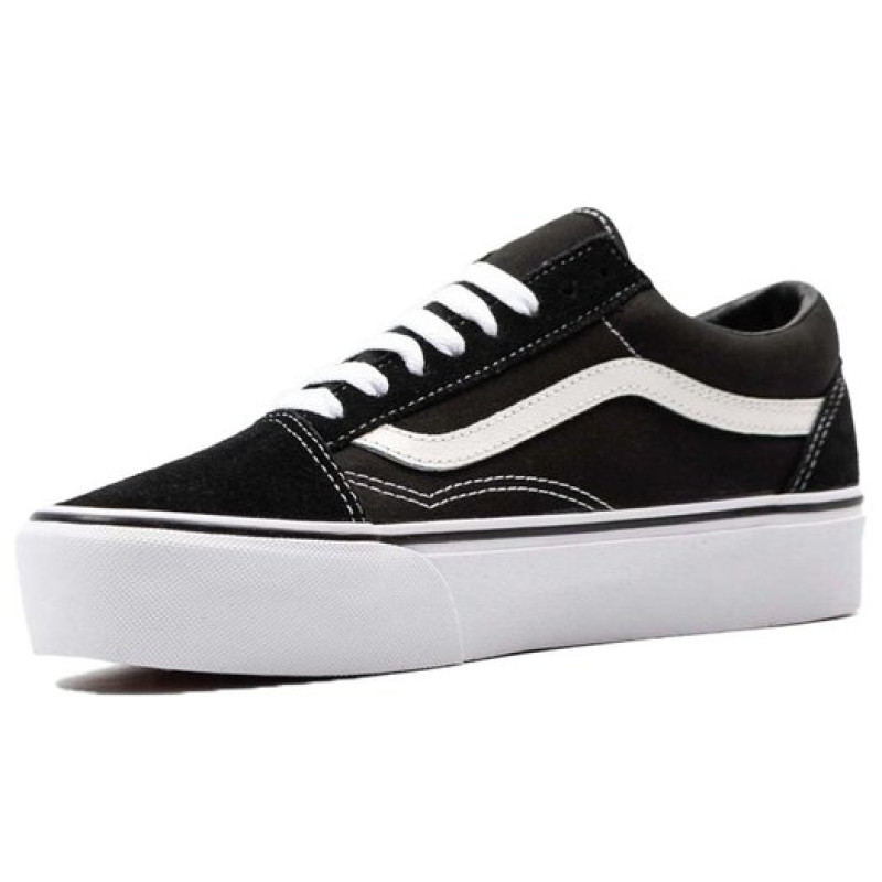 Vans Old Skool Platform Black White