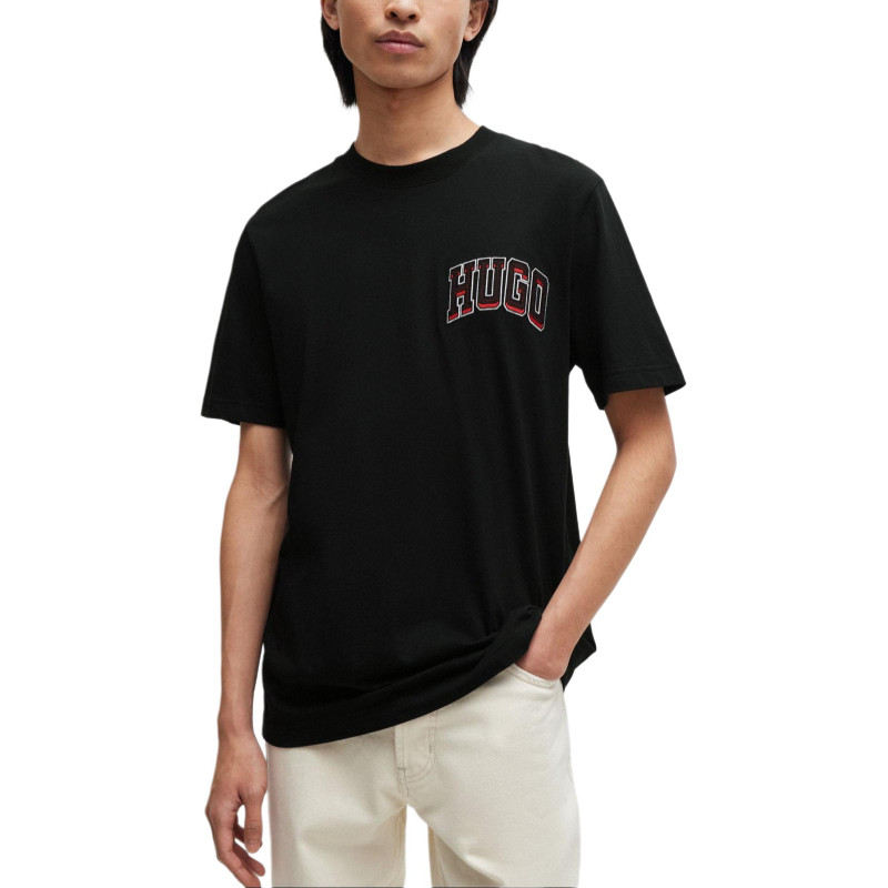 HUGO BOSS Cotton-Jersey Regular-Fit T-Shirt With Sporty Logo LogoT