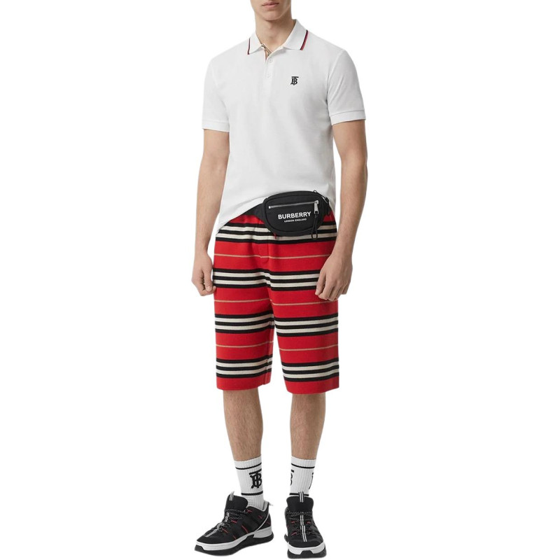 Burberry Cotton Polo Shirt LogoPolo