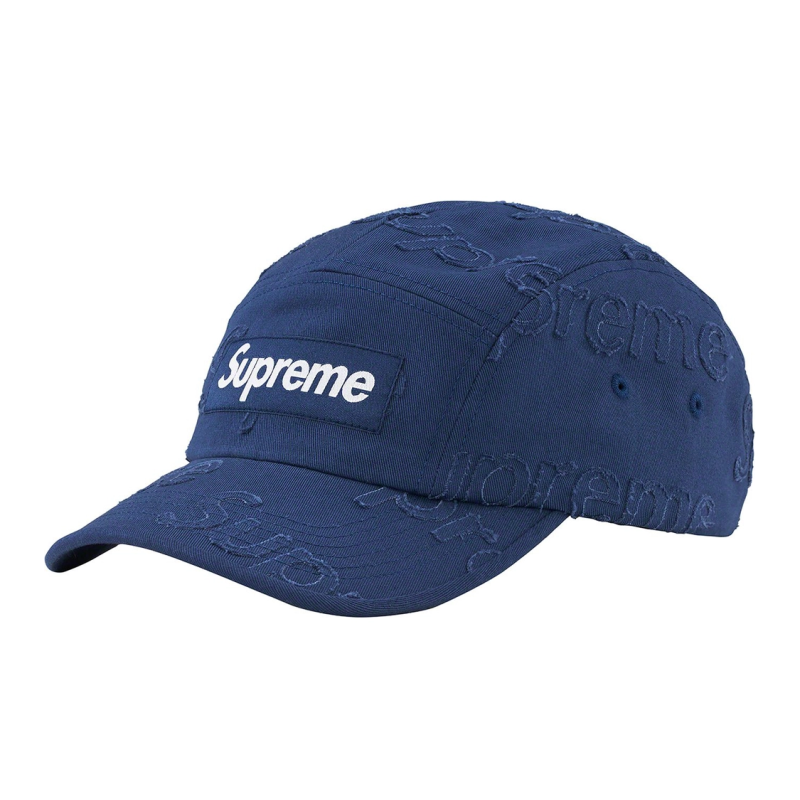Supreme SS23 Week7 LASERED TWILL CAMP CAP