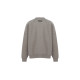 Fear of God Essentials FW21 Pullover Crewneck Dark Heather Oatmeal Logo