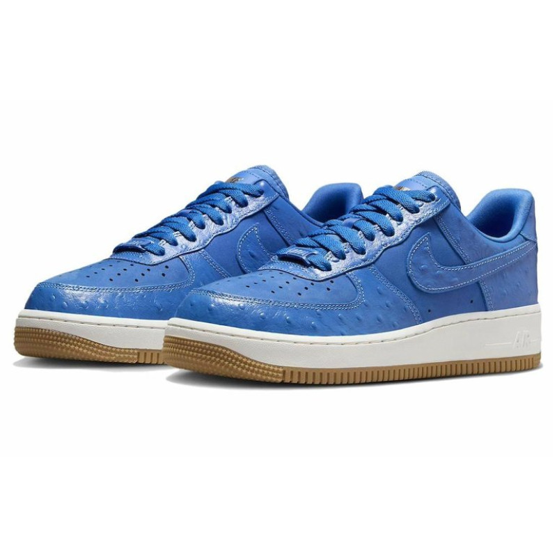 Nike Air Force 1 Blue Ostrich