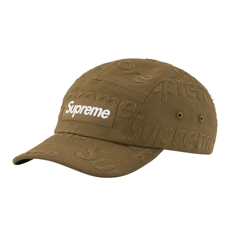 Supreme SS23 Week7 LASERED TWILL CAMP CAP