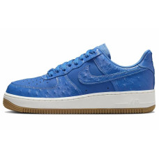 Nike Air Force 1 Blue Ostrich