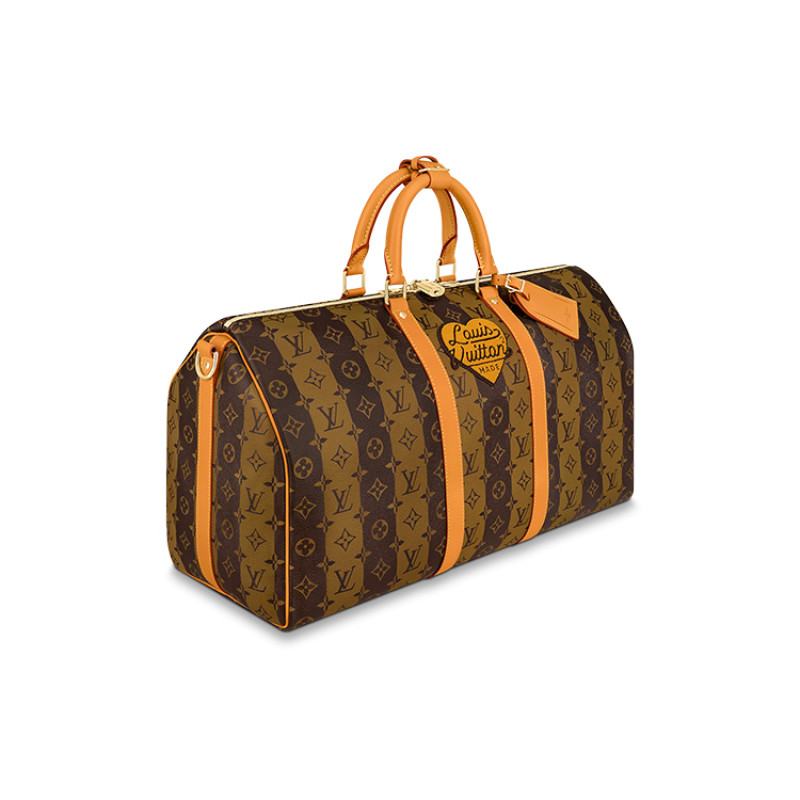 LOUIS VUITTON x NIGO keepall 50 Monogram Stripes