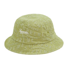 Supreme Week 17 Warp Jacquard Logos Denim Crusher