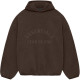 Fear of God Essentials Nylon Fleece Hoodie Heather WoodWood Heather WoodWood