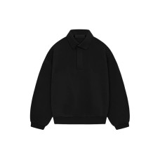Fear of God Essentials SS24 drop2 Longsleeve Polo Polo Jet Black