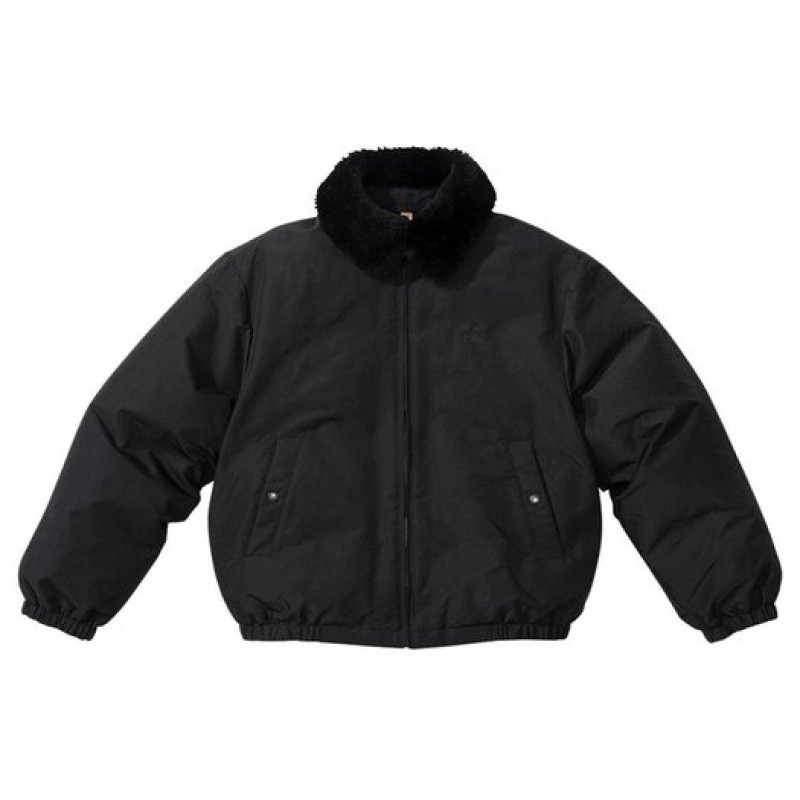 Supreme S2S2 Week 3 x Burberry Shearling Collar Down Puffer Jacket