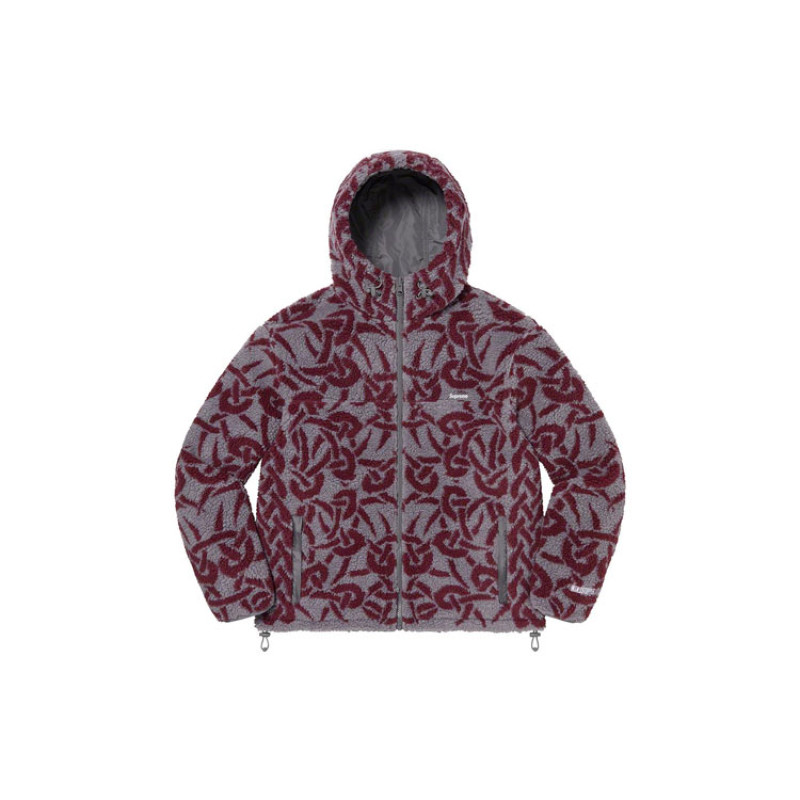Supreme FW21 Week 7 x Fleece Hooded Celtic Knot Reversible Windstopper Jacket