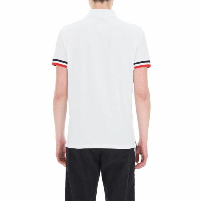 Moncler SS22 White Polo