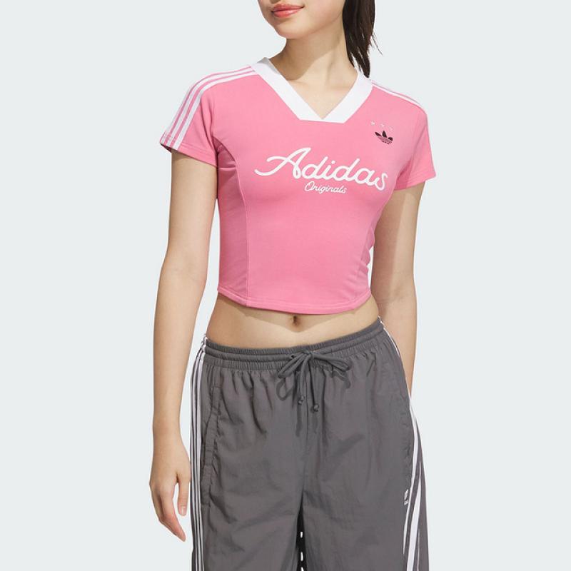adidas CROP JERSEY T-SHIRT T