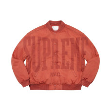 Supreme SS23 Week9 washed knockout denim varsity jacket Logo