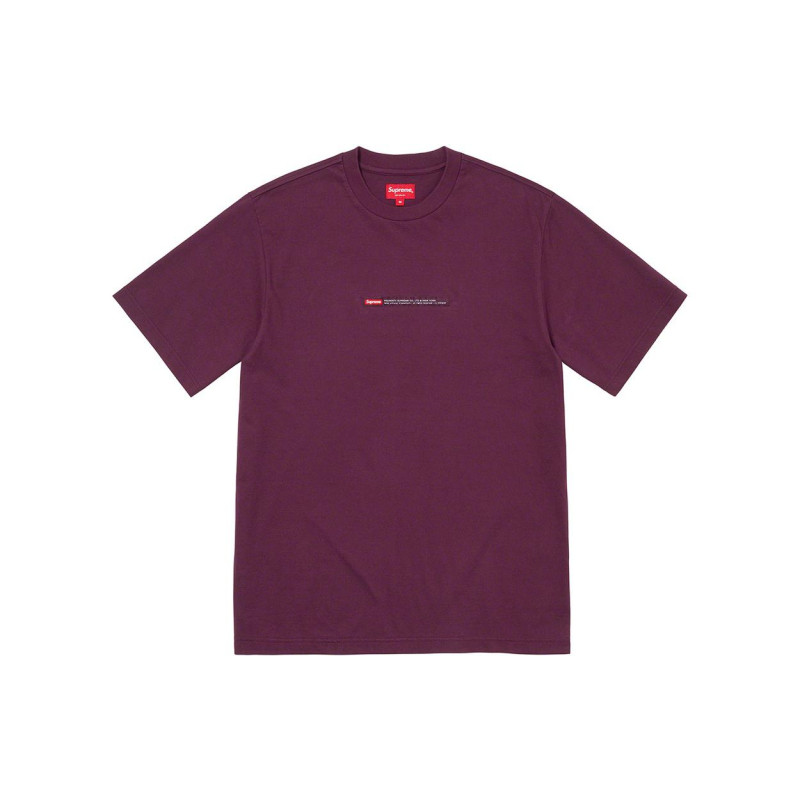 Supreme FW22 Week 6 Property Label Ss Top T