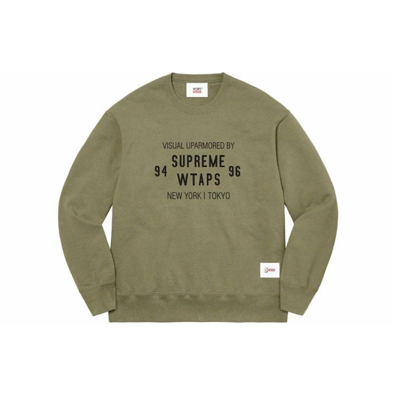 Supreme Week 15 x WTAPSFW21WTAPS Crewneck Logo
