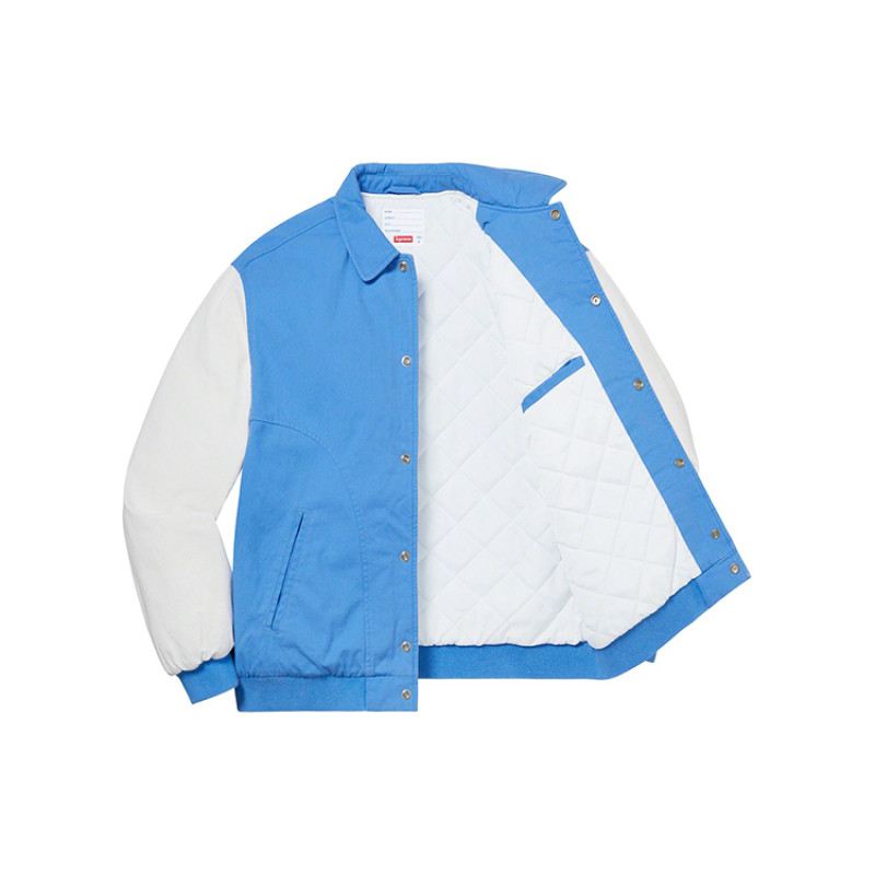 Supreme SS20 Week 11 Twill Varsity Jacket Logo
