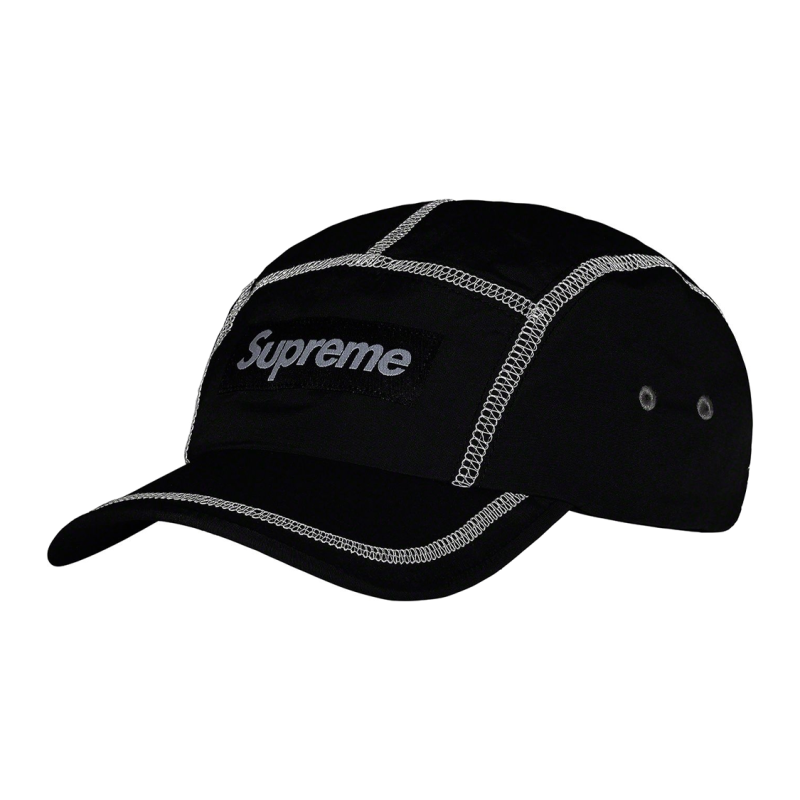 Supreme SS23 Week5 REFLECTIVE STITCH CAMP CAP