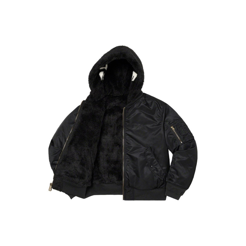 Supreme FW22 Week12 Faux Fur Reversible MA-1