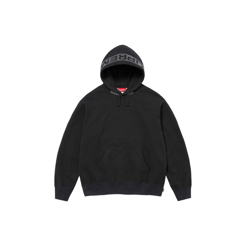 Supreme SS24 WEEK1 JACQUARD STRIPE HOODED SWEATSHIRT