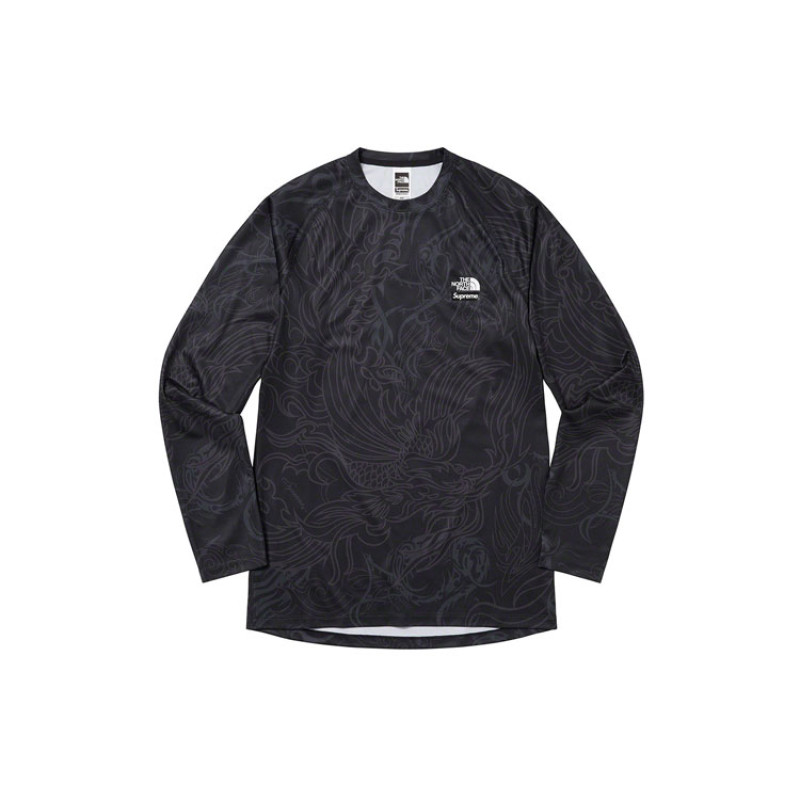 Supreme x The North Face FW22 Week 7 Base Layer LS Top LogoT
