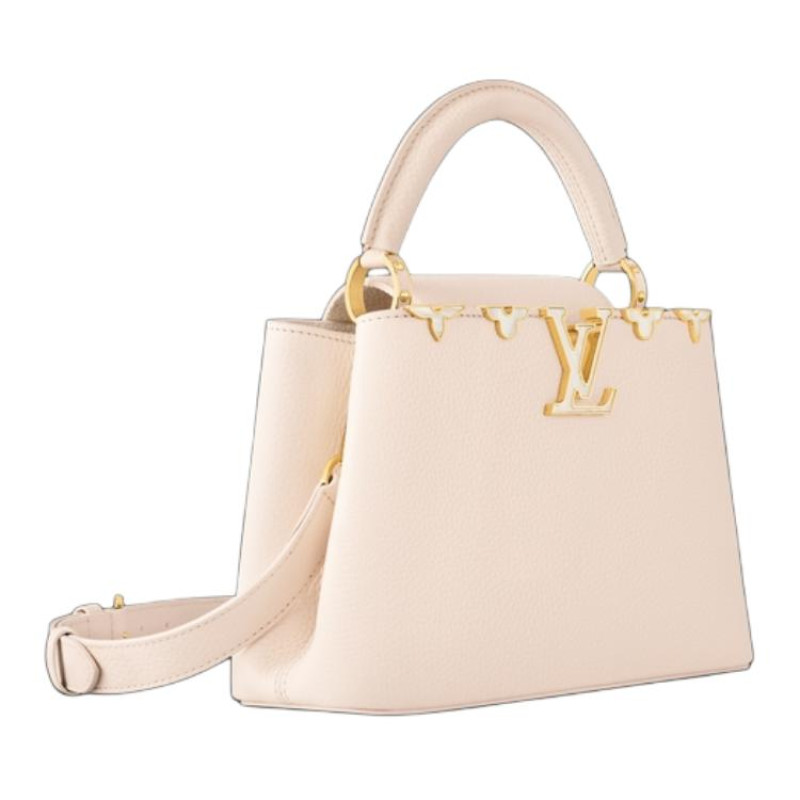 LOUIS VUITTON Capucines BB Logo Taurillon