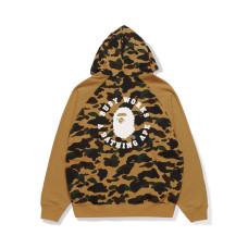 Bape x FW24 CAMO CRYSTAL STONE COLLEGE FULL ZIP HOODIE logo