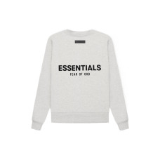 Fear of God Essentials SS22 Crewneck Light Oatmeal Logo