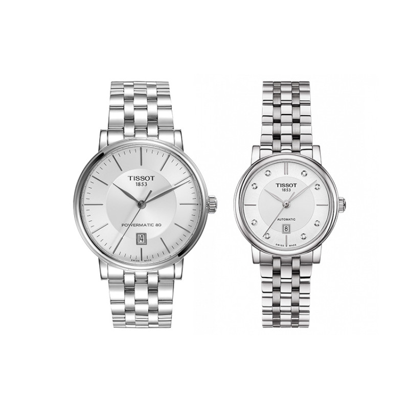 TISSOT 40mm T1222071103600+T1224071103100