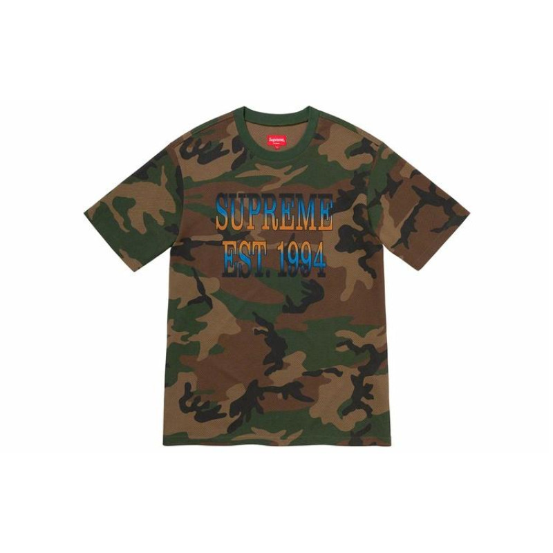 Supreme SS20 Week 7 Cotton Mesh Gradient Logo SS Top LogoT