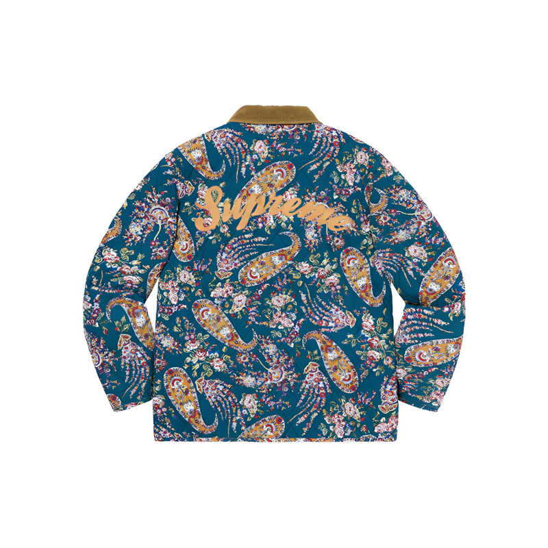 Supreme FW19 Week 4 Quilted Paisley Jacket