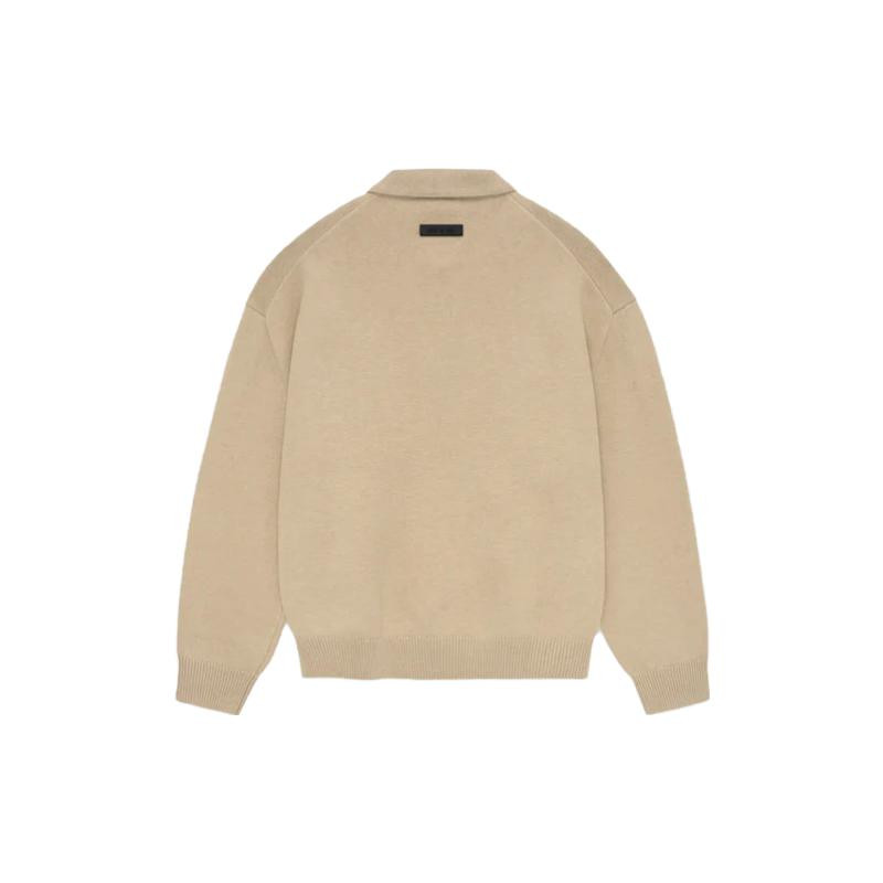 Fear of God Essentials FW23 Polo Gold Heather