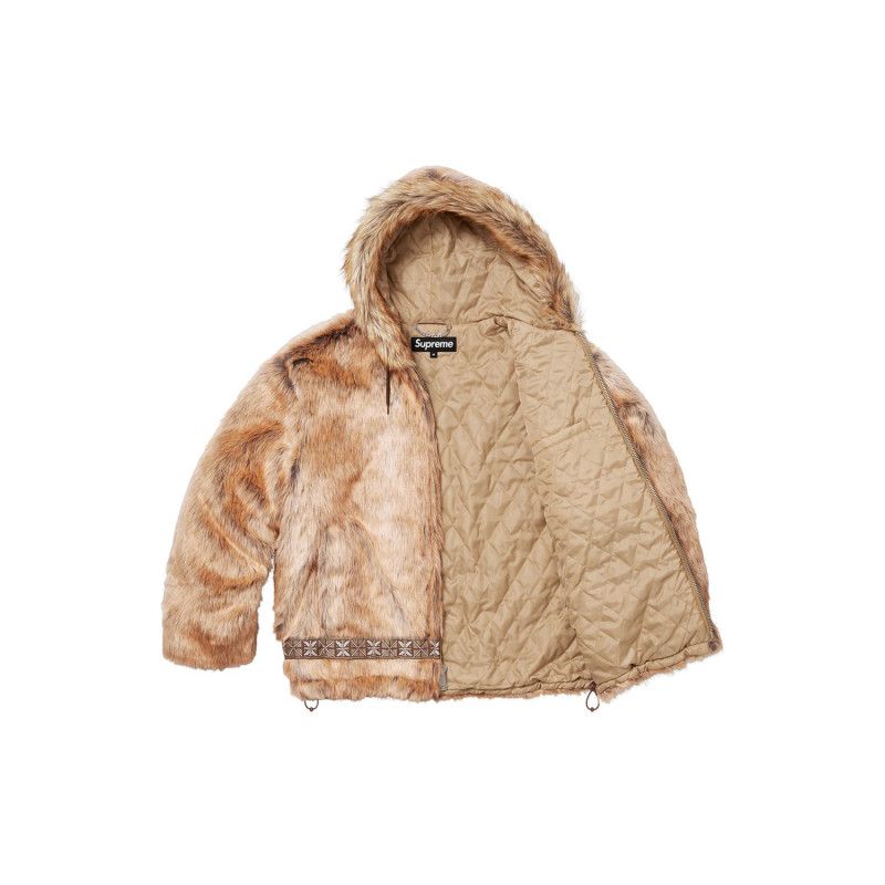Supreme FW23 WEEK14 FAUX FUR PARKA