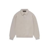 Fear of God Essentials FW23 Polo Silver Cloud