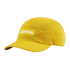 Supreme Week 1 Washed Chino Twill Camp Cap logo