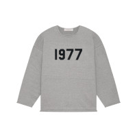 Fear of God Essentials SS22 Raw edge sweater Dark Oatmeal 1977