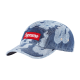 Supreme SS23 WEEK13 FLAMES JACQUARD DENIM CAMP CAP