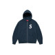 Supreme FW23 WEEK3 S LOGO ZIP UP HOODED SWEATSHIRT S Logo