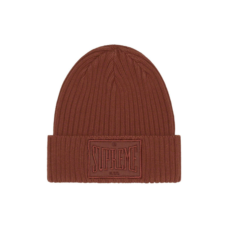 Supreme Week 1 Overdyed Patch Beanie