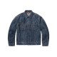 Supreme FW23 WEEK1 CRACKLE DENIM TRUCKER JACKET