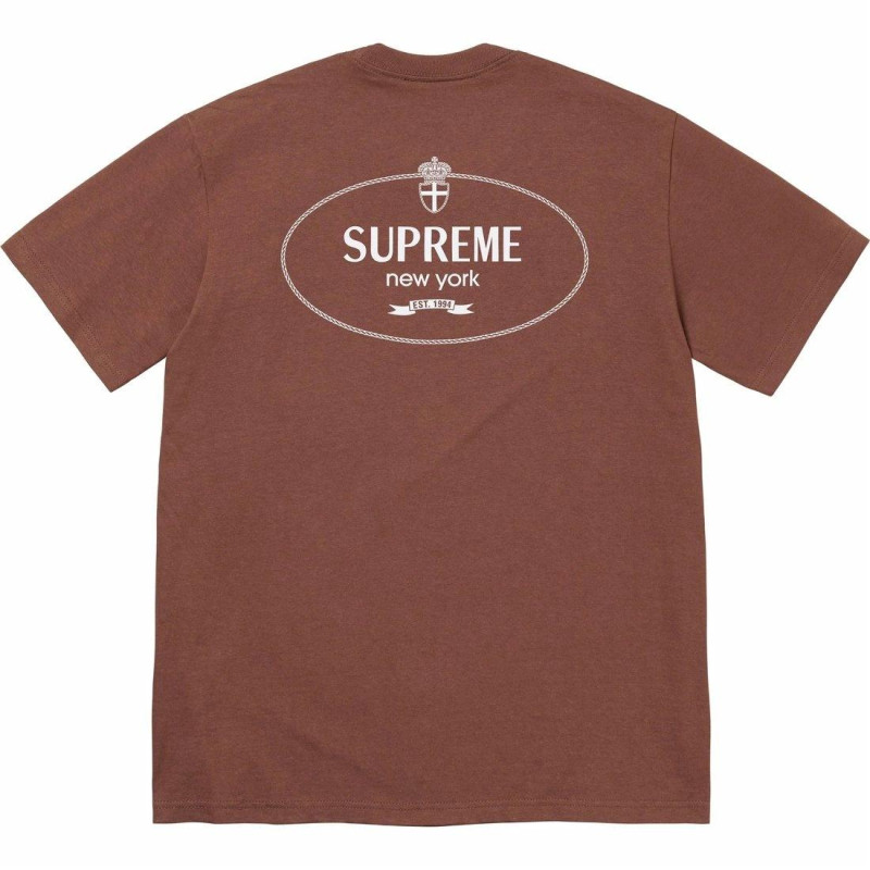 Supreme FW24 WEEK18 T Crest Tee logoT