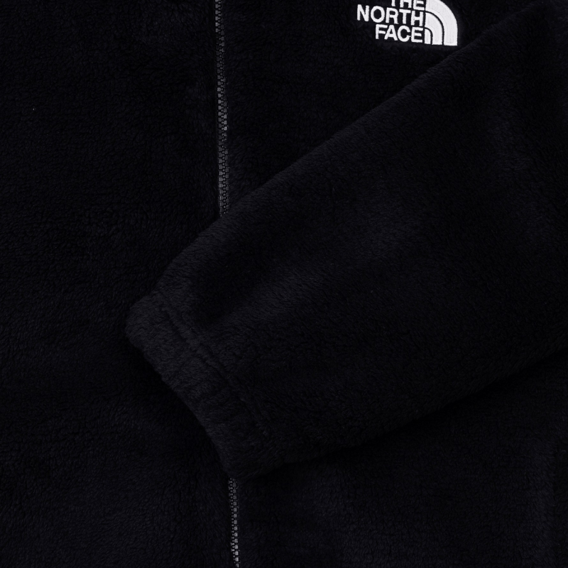 THE NORTH FACE COMFY ALPHA FLEECE ZIP UP logo