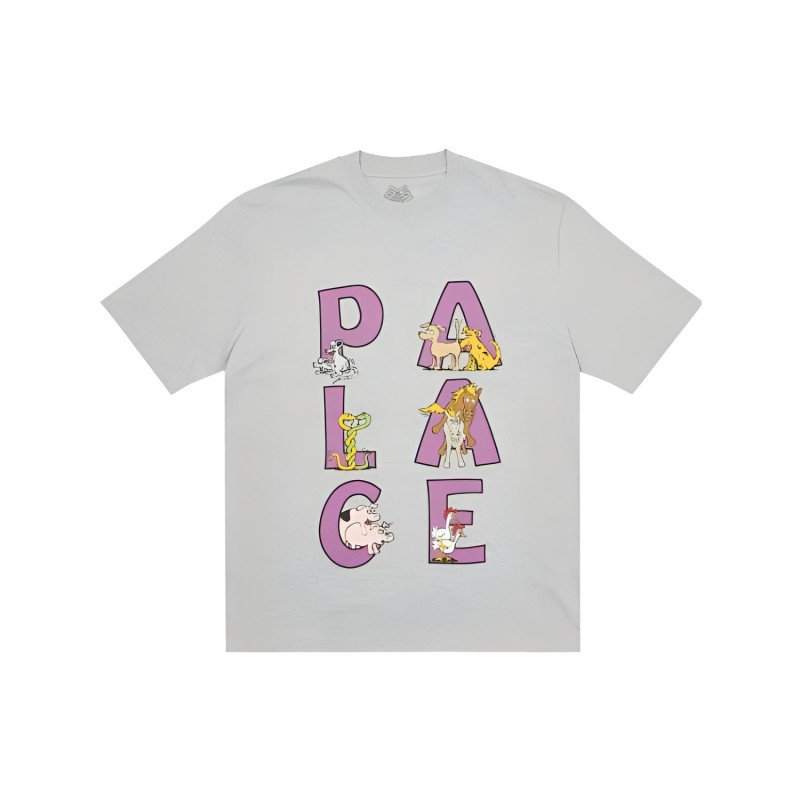 PALACE FW22 Session T-shirt Grey Marl T