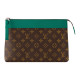 LOUIS VUITTON Pochette Voyage SOUPLE Logo