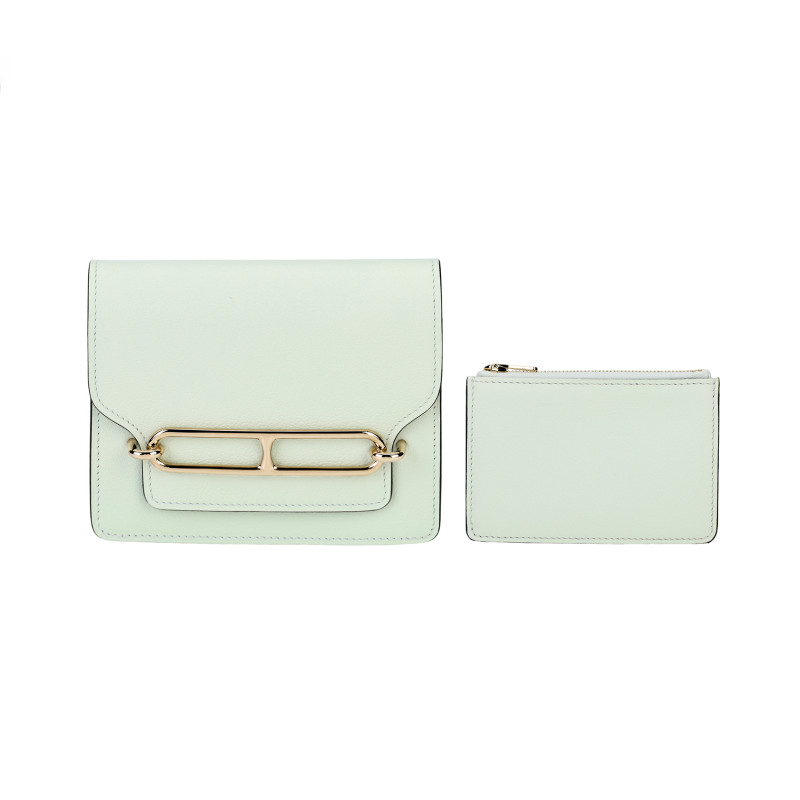 HERMES Roulis Slim Evercolor 0S Vert Fizz